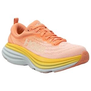 HOKA Women's Bondi 8 - Shell Coral / Peach Parfait